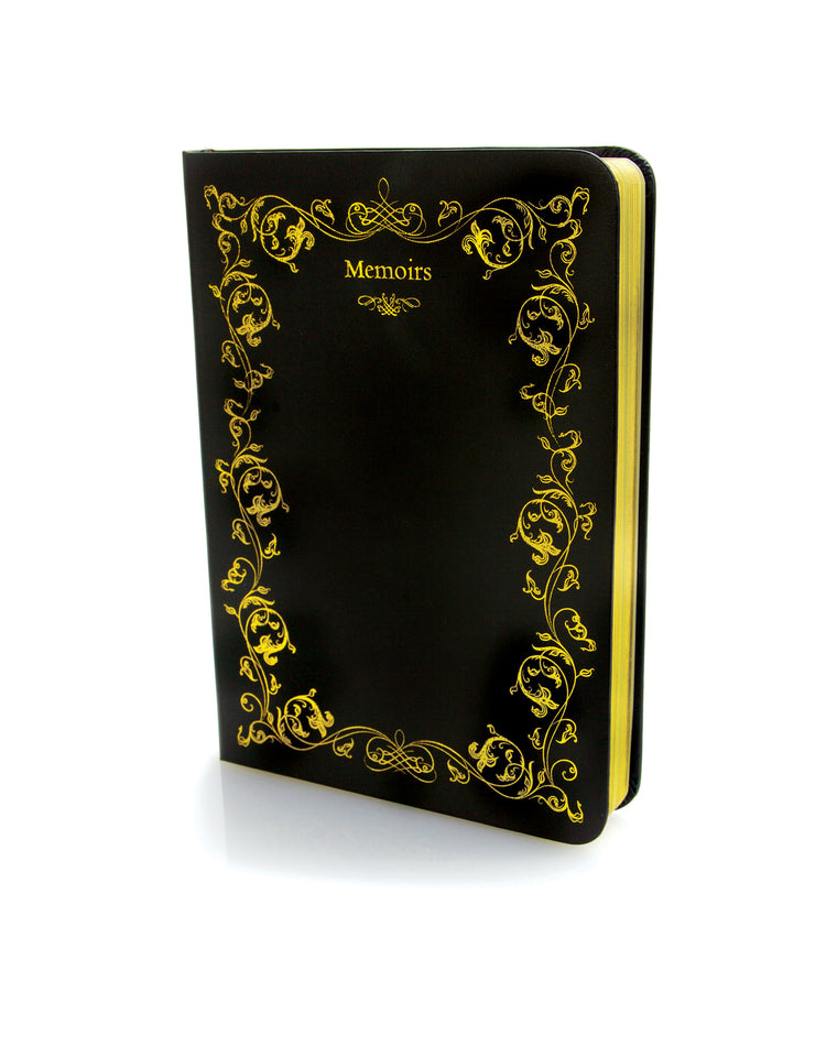 Faux Leather Gold Leaf Notebook